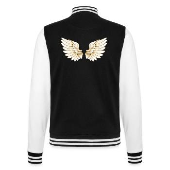 Flügelpaar - College-Sweatjacke - Schwarz/Weiß - Hinten - Marisol (170cm)