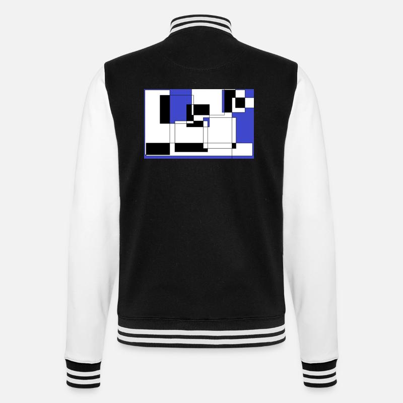 Ritual - College-Sweatjacke - Schwarz/Weiß