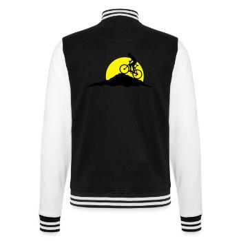 Sport - Berge Fahrrad - College-Sweatjacke - Schwarz/Weiß - Hinten - Marisol (170cm)