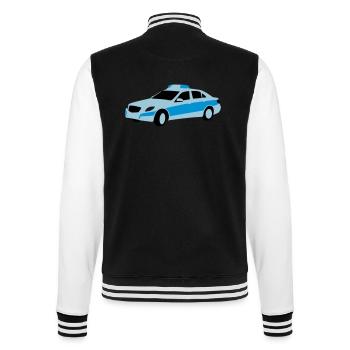 polizei - College-Sweatjacke - Schwarz/Weiß - Hinten - Marisol (170cm)