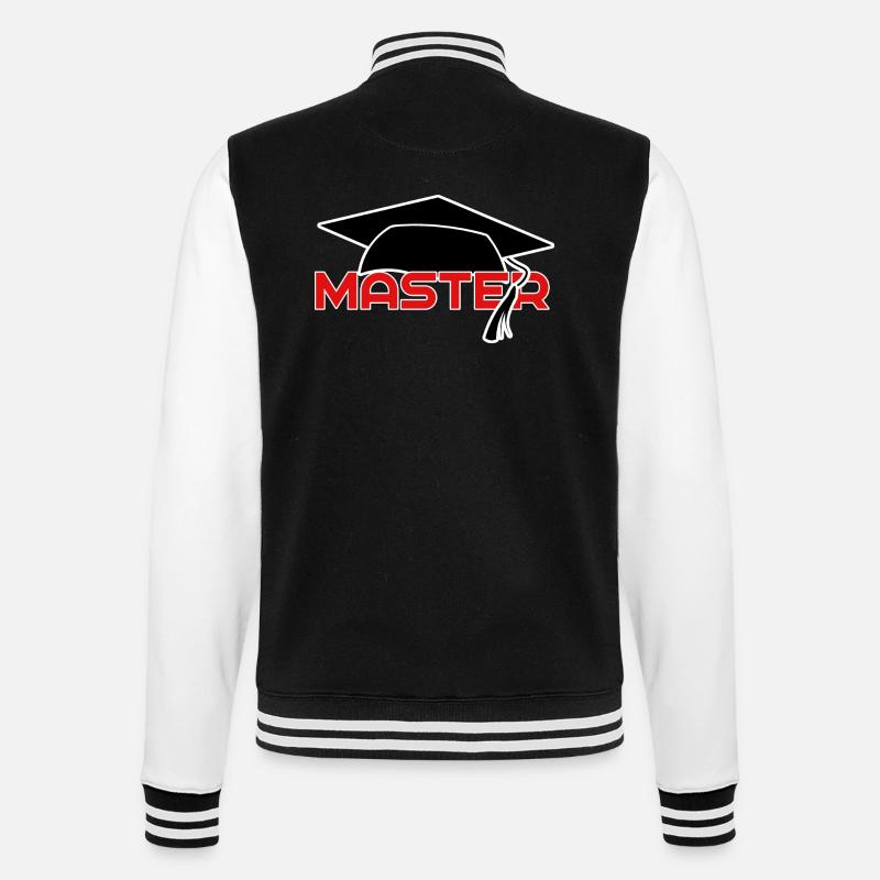 maître enseignant - Veste Teddy - noir/blanc