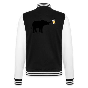 Bière Jug Elephant cool - Veste Teddy - noir/blanc - Dos - Marisol (170cm)