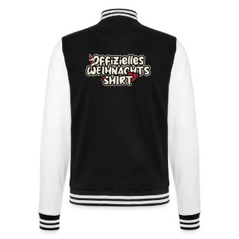 Offizielles Weihnachtsshirt Weihnachten - College-Sweatjacke - Schwarz/Weiß - Hinten - Marisol (170cm)