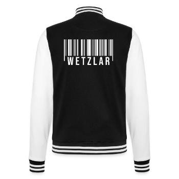 Wetzlar Westerwald - College-Sweatjacke - Schwarz/Weiß - Hinten - Marisol (170cm)