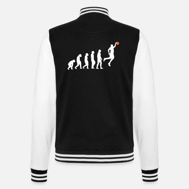 Basket-ball - Veste Teddy - noir/blanc