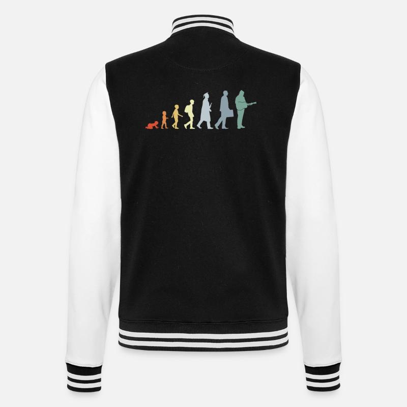 Évolution du guitariste - Veste Teddy - noir/blanc