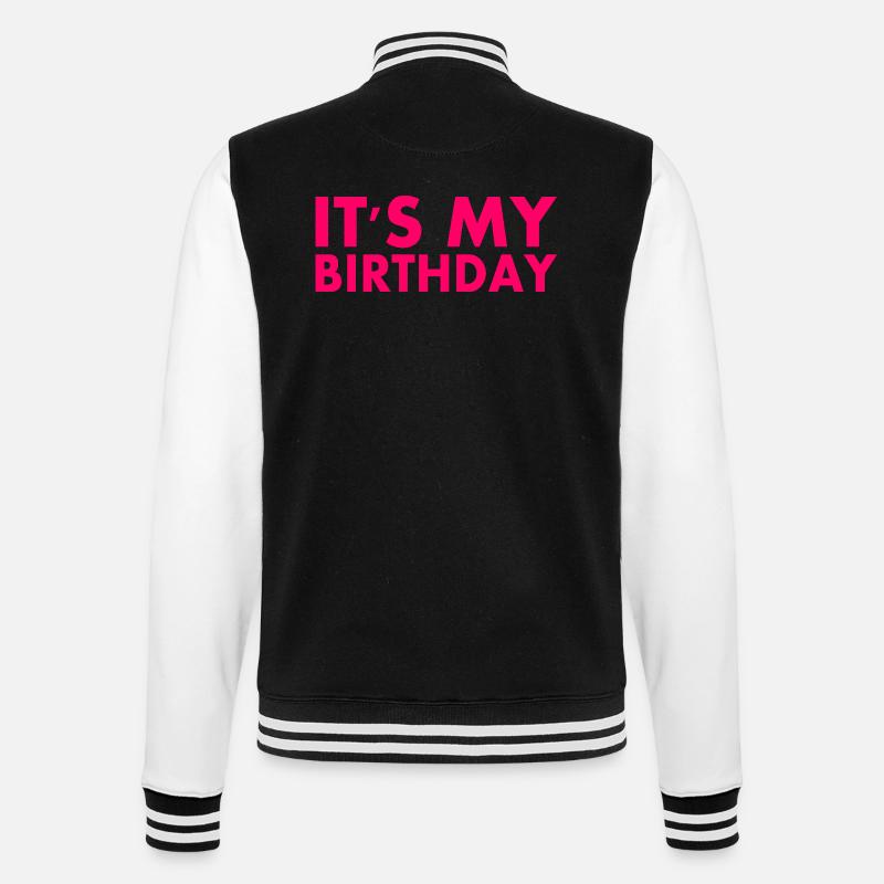 C’est mon anniversaire - Veste Teddy - noir/blanc