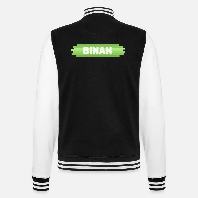 Gift idea Binah - College Sweat Jacket - black/white