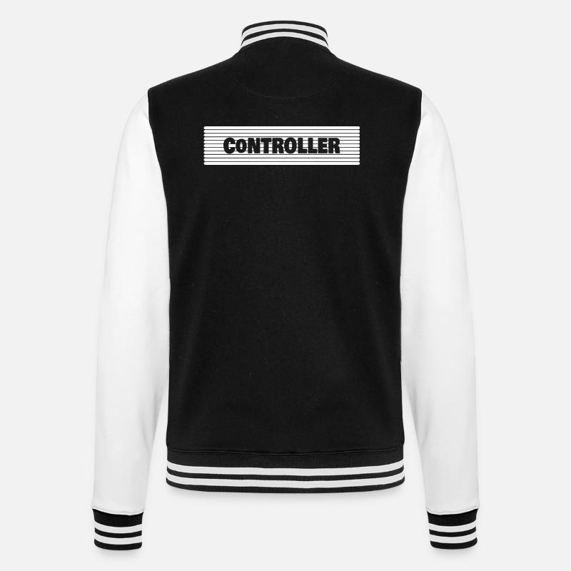 Occupation Controller - College Sweat Jacket - black/white