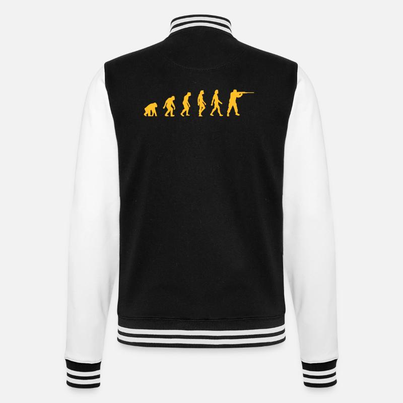 L'évolution des chasseurs - Veste Teddy - noir/blanc