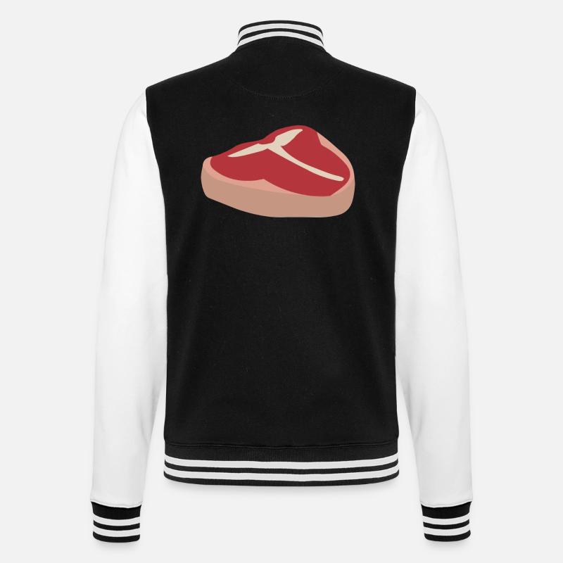 Saftiges Fleisch - Veste Teddy - noir/blanc