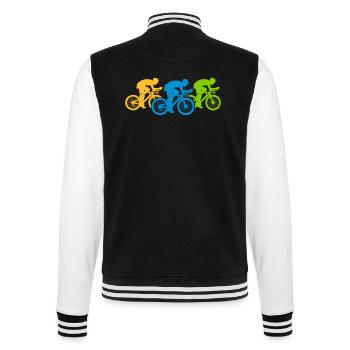 Bicycle Team Triathlon - College Sweat Jacket - black/white - Back - Marisol (170cm)