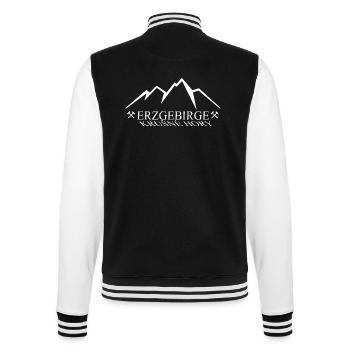 Tschechien Erzgebirge Berge Natur - College-Sweatjacke - Schwarz/Weiß - Hinten - Marisol (170cm)