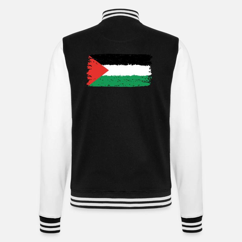 Palestine - Veste Teddy - noir/blanc