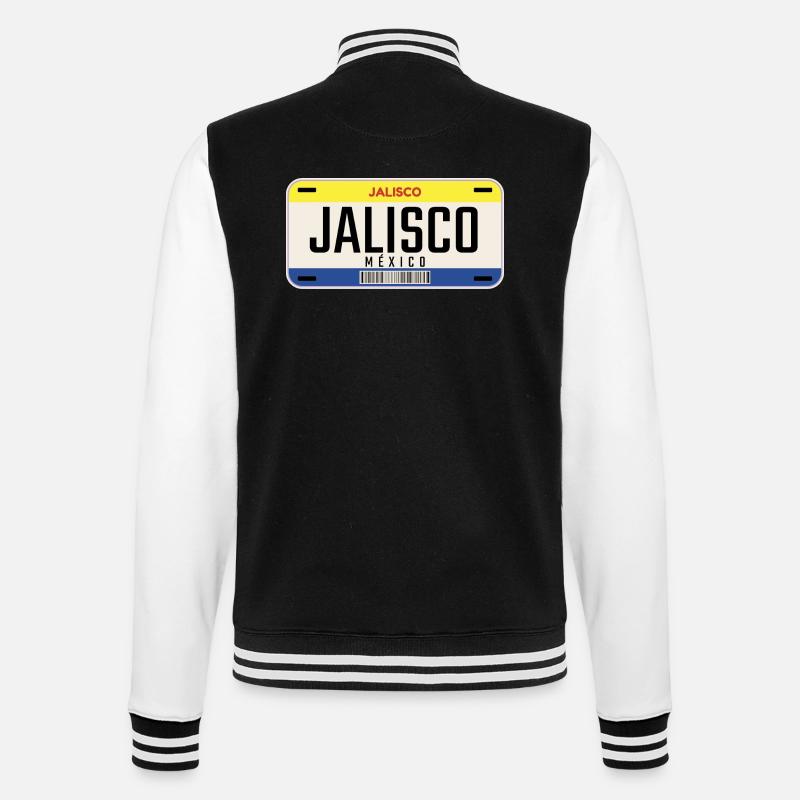 Cours de Mexico Jalisco - Veste Teddy - noir/blanc