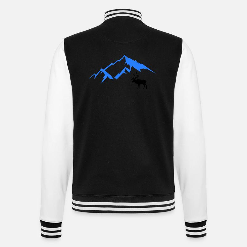 Berg Reh 02 - Veste Teddy - noir/blanc