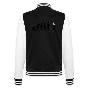 evolution_golf_b_2c - College-Sweatjacke - Schwarz/Weiß - Hinten - Marisol (170cm)