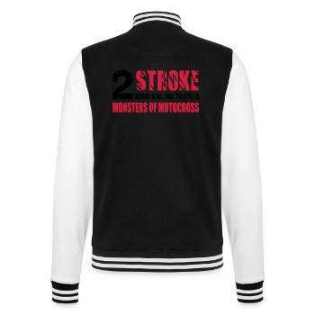 Monsters of Motocross No.39 - College-Sweatjacke - Schwarz/Weiß - Hinten - Marisol (170cm)