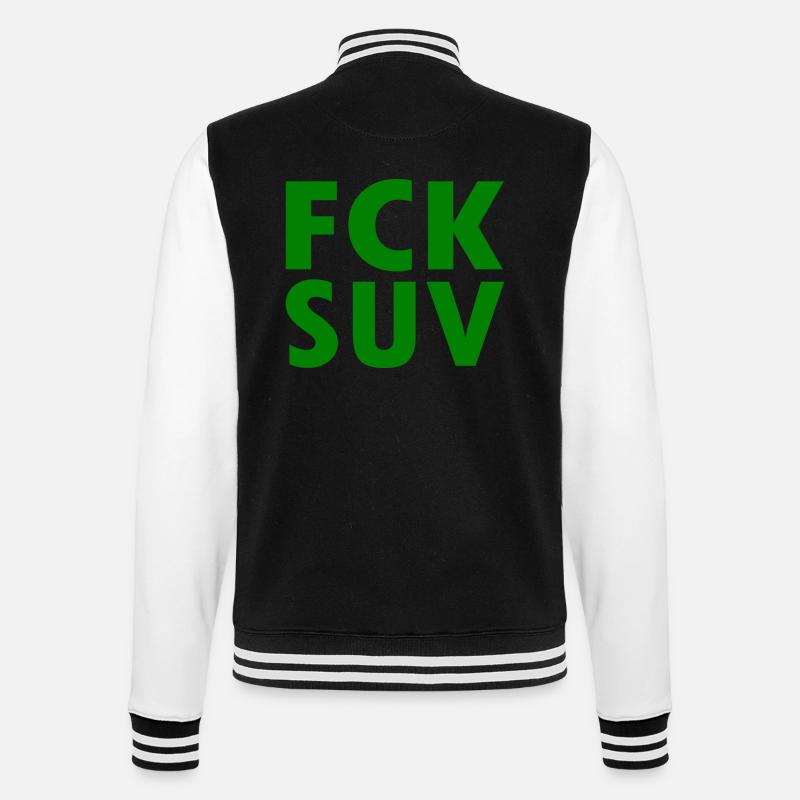 Fck suv - College-Sweatjacke - Schwarz/Weiß