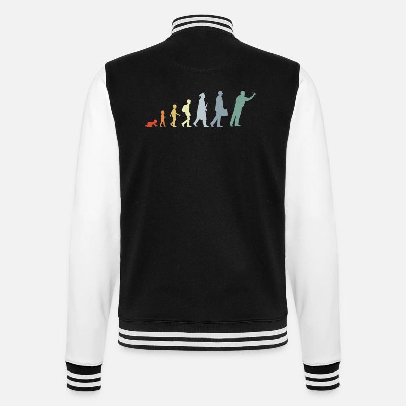 Darter Evolution - College Sweat Jacket - black/white