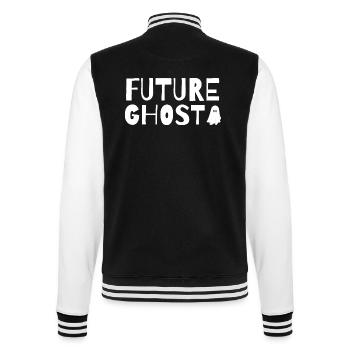 Fantôme du futur - Veste Teddy - noir/blanc - Dos - Marisol (170cm)