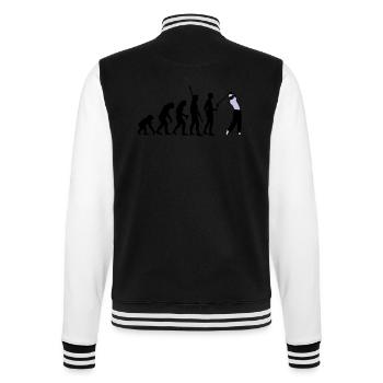 evolution_golf_b_2c - College-Sweatjacke - Schwarz/Weiß - Hinten - Marisol (170cm)