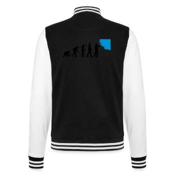 evolution_painters_062012_a_2c - College Sweat Jacket - black/white - Back - Marisol (170cm)