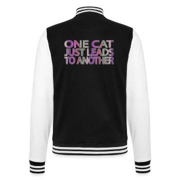 Kitty Animals Super Blague Citation drôle Anniversaire - Veste Teddy - noir/blanc - Dos - Marisol (170cm)