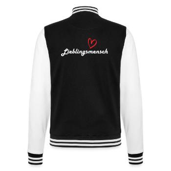 Lustiger Spruch Witzig Humor Geschenkidee - College-Sweatjacke - Schwarz/Weiß - Hinten - Marisol (170cm)