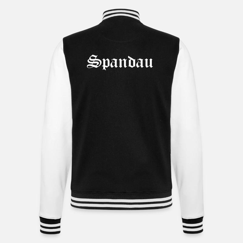 Spandau Berlin Geschenk - College-Sweatjacke - Schwarz/Weiß