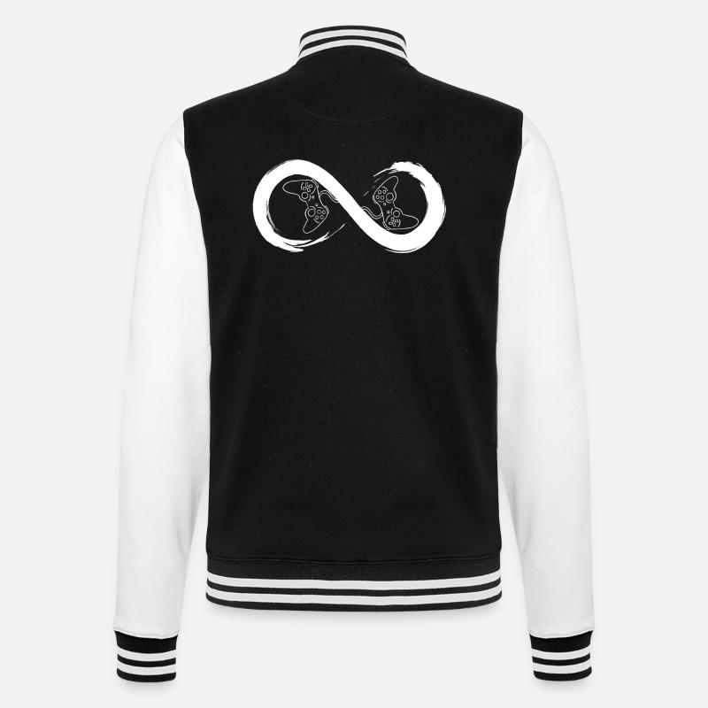 Console à l’infini - Veste Teddy - noir/blanc