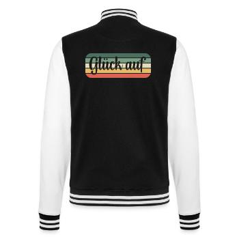 Glück auf Gruß - College-Sweatjacke - Schwarz/Weiß - Hinten - Marisol (170cm)