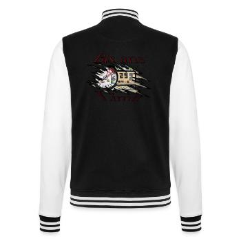 Bis ans limit - College-Sweatjacke - Schwarz/Weiß - Hinten - Marisol (170cm)