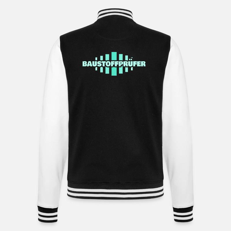 Occupation: Building materials tester - College Sweat Jacket - black/white
