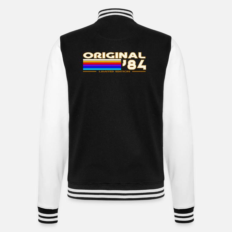 Originales 84 Retro Rainbow - College-Sweatjacke - Schwarz/Weiß