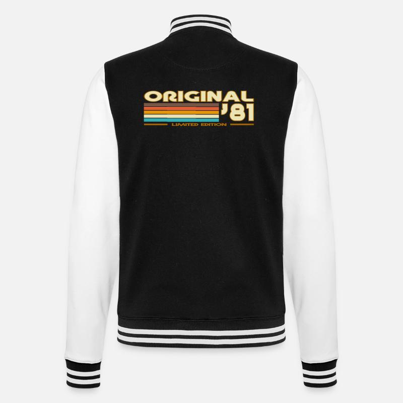 1981 - College Sweat Jacket - black/white