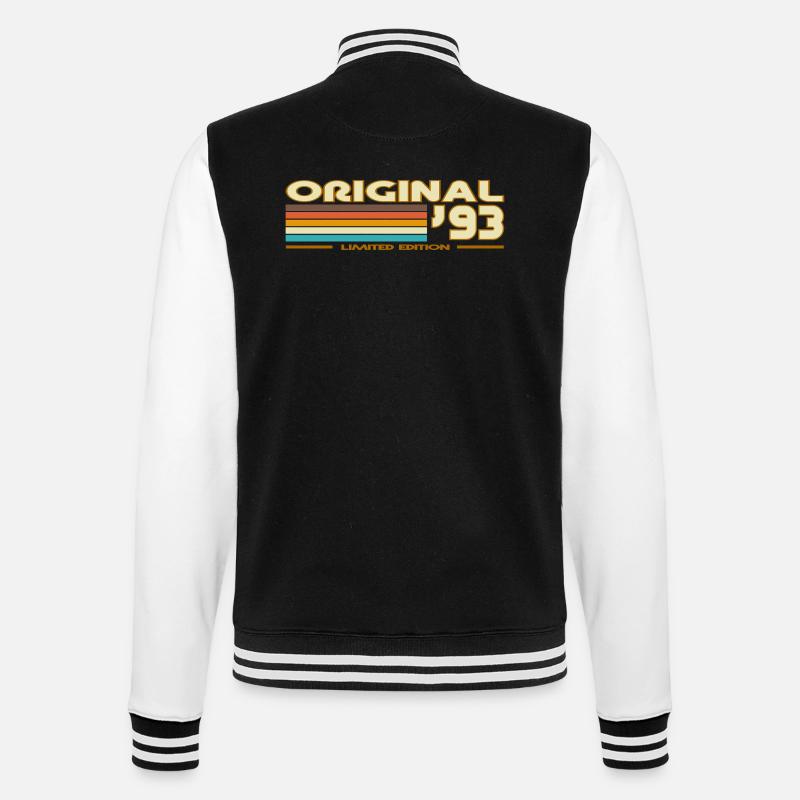 1993 - College Sweat Jacket - black/white