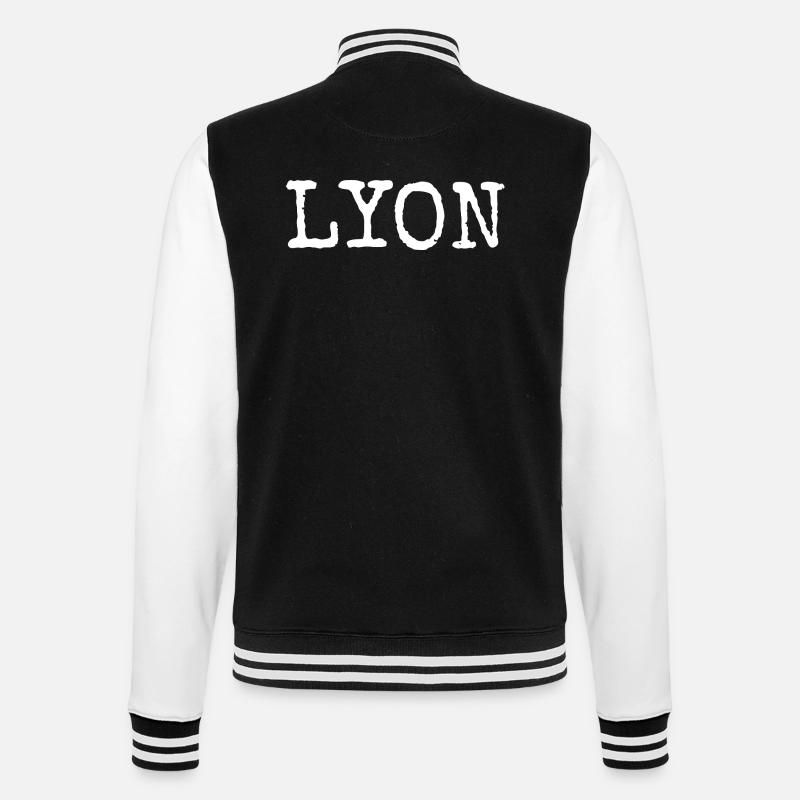 Lyon - Veste Teddy - noir/blanc