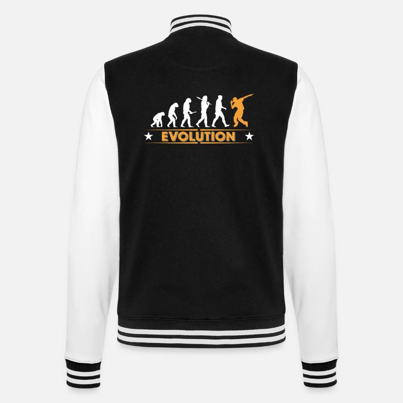 Hip hop break dance evolution - orange/blanc - Veste Teddy - noir/blanc