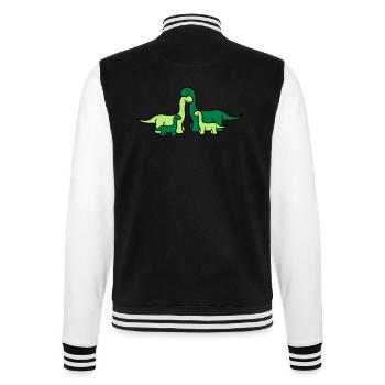 familie geschwister liebe verliebt paar pärchen 2 - College-Sweatjacke - Schwarz/Weiß - Hinten - Marisol (170cm)