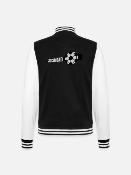 Sport Design Soccer Dad - College Sweat Jacket - black/white
