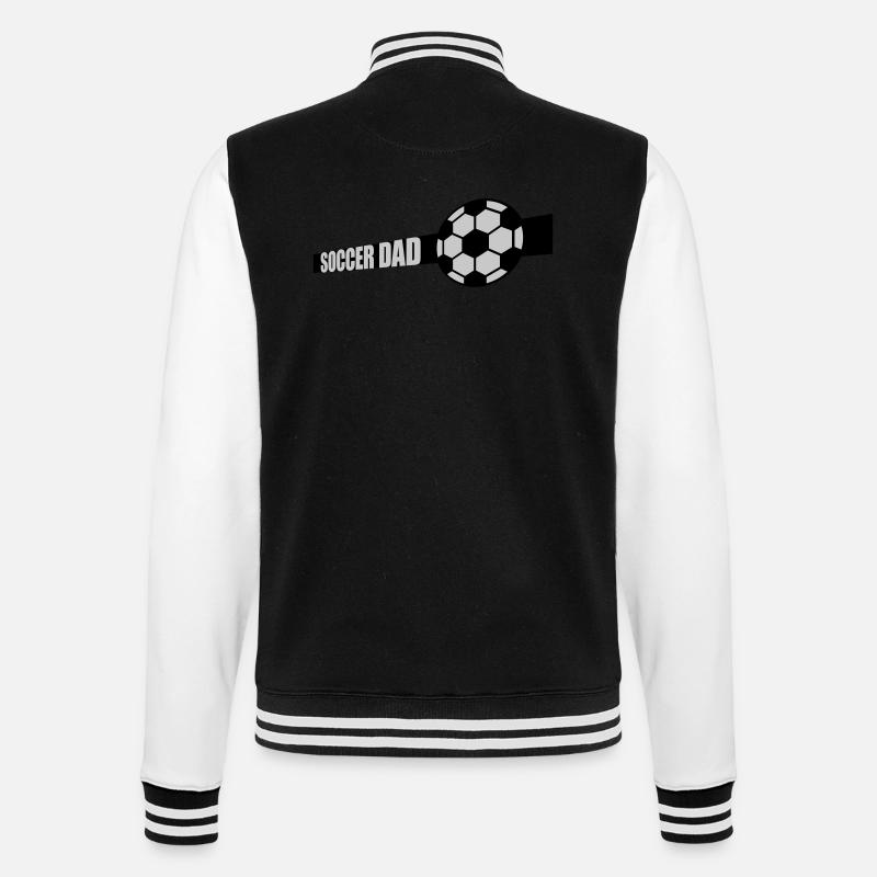 Sport Design Soccer Papa - Veste Teddy - noir/blanc