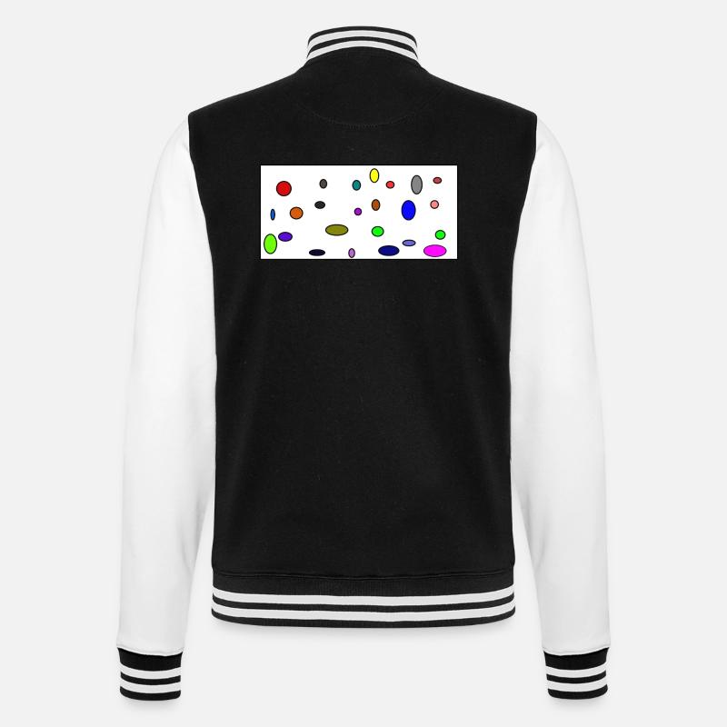 Molekulen - College-Sweatjacke - Schwarz/Weiß