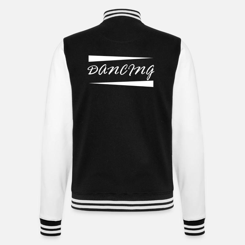 Dancing Dance Music - College-Sweatjacke - Schwarz/Weiß