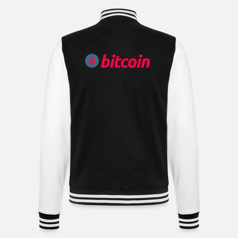 Bitcoin - Veste Teddy - noir/blanc