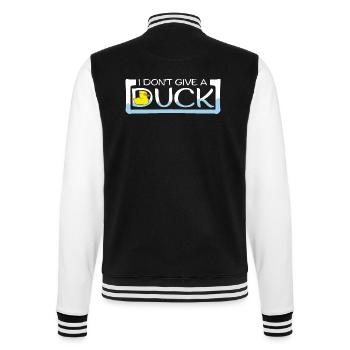 Drôle Je ne donne pas un canard Rubber Ducks Sarcasme - Veste Teddy - noir/blanc - Dos - Marisol (170cm)