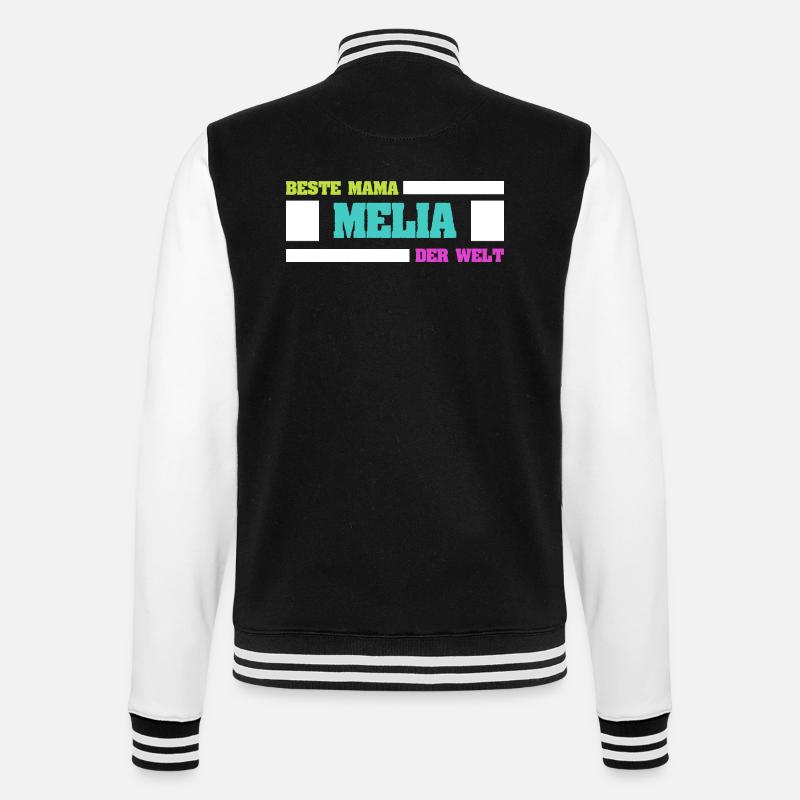 Mutter Melia - College-Sweatjacke - Schwarz/Weiß