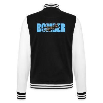 Bomber Avro Lancaster - College-Sweatjacke - Schwarz/Weiß - Hinten - Marisol (170cm)