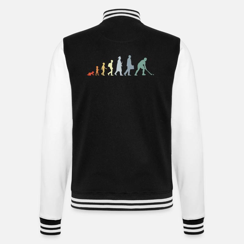 Évolution du hockey - Veste Teddy - noir/blanc