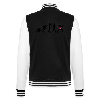 evolution_rocks_032012_a_2c - Veste Teddy - noir/blanc - Dos - Marisol (170cm)